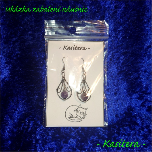 Náušnice s apatitem — foto 2