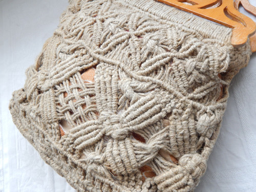 Drhaná taštička - MACRAMÉ — foto 2