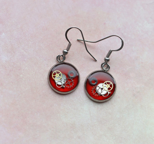 Earrings /red/ — foto 2