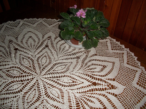 BÍLÉ růžičky I. velikost 65 x 57 cm — foto 4