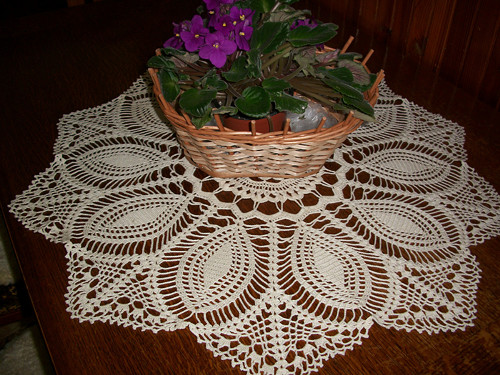 BÍLÉ růžičky I. velikost 65 x 57 cm — foto 6