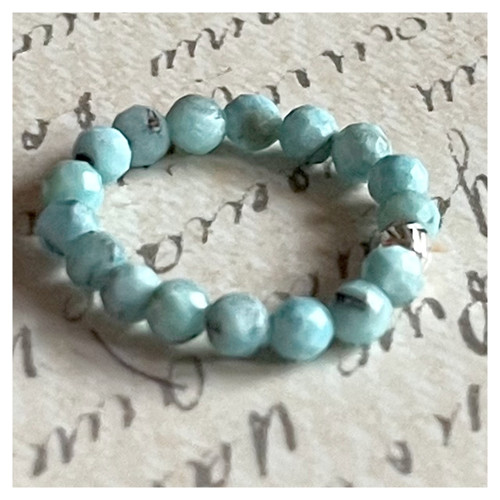 Elastický prsten larimar AG925 — foto 4