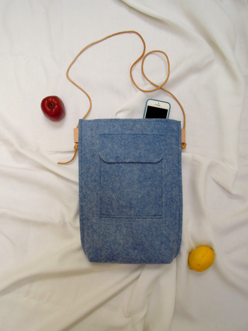Crossbody levandulová — foto 5