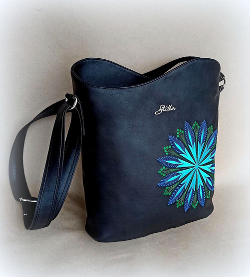 Kabelka Blue&Green mandala — foto 2