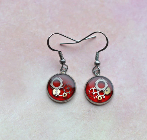 Earrings /red/ — foto 2