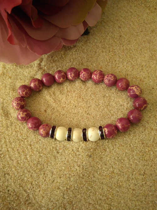 Náramek VIOLET*regalit*howlit — foto 5