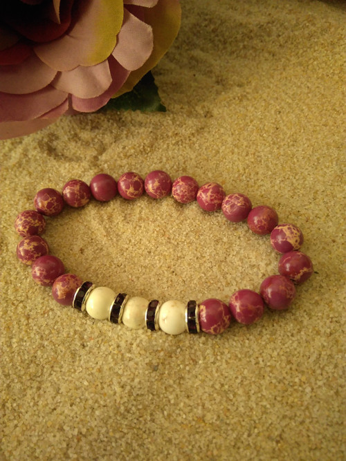 Náramek VIOLET*regalit*howlit — foto 4