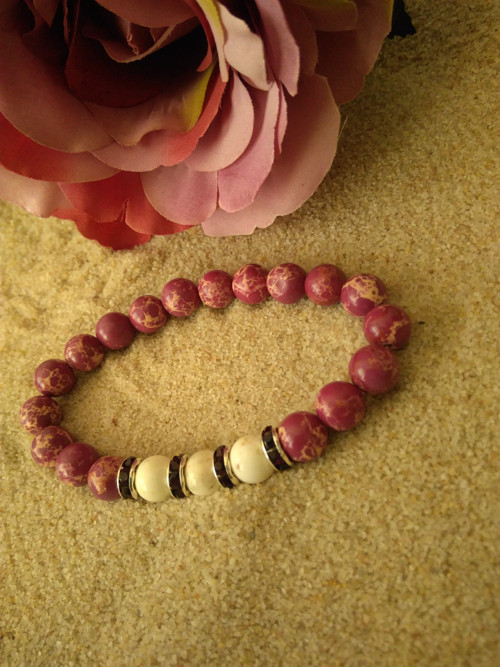 Náramek VIOLET*regalit*howlit — foto 3