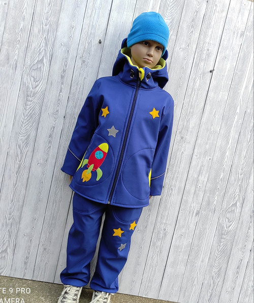 Softshell kalhoty... hvězdy...vel. 110..SLEVA!! — foto 4