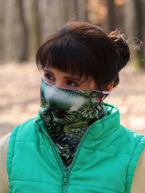 Multifunkčná šatka dinosaurus — foto 3