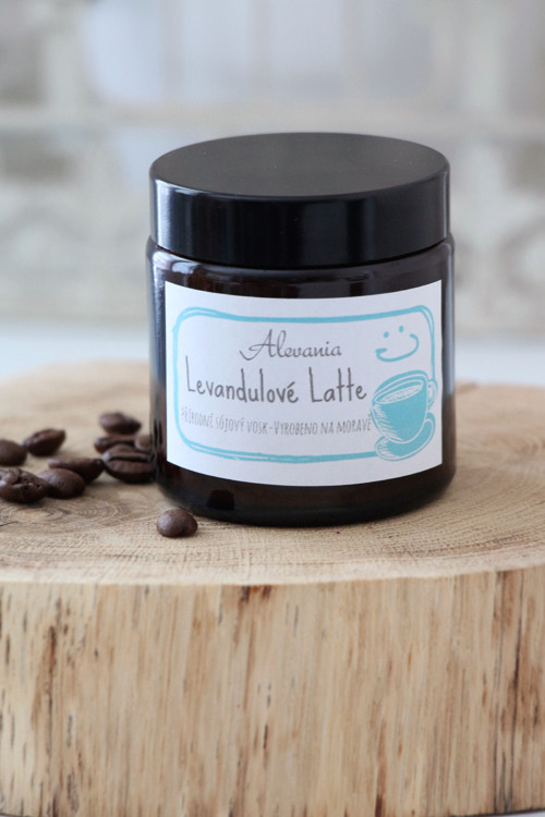 Sójová svíčka-Levandulové latte — foto 2