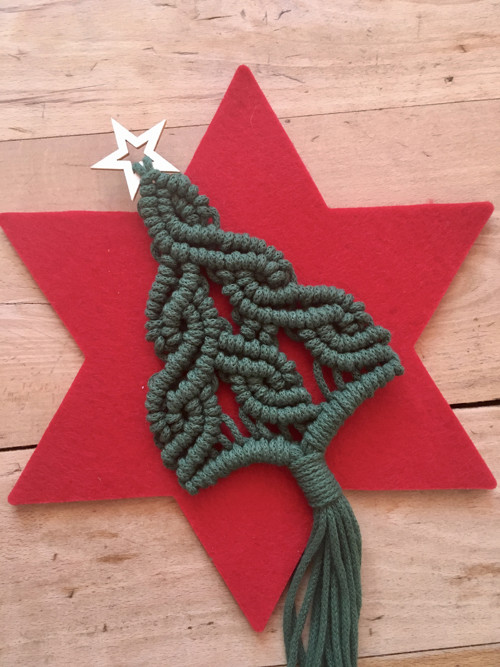Vánoční stromeček Macramé — foto 2