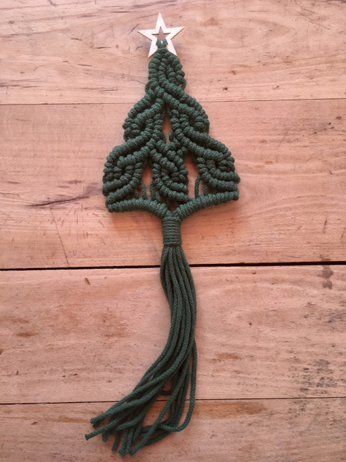 Vánoční stromeček Macramé — foto 3