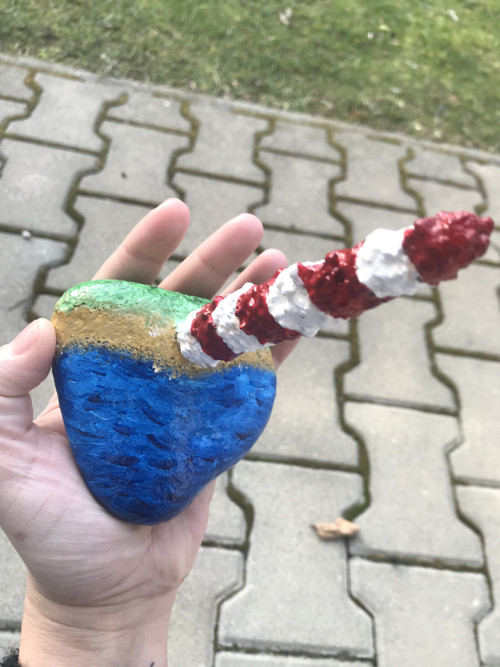 Malovaný kámen "Maják" — foto 3