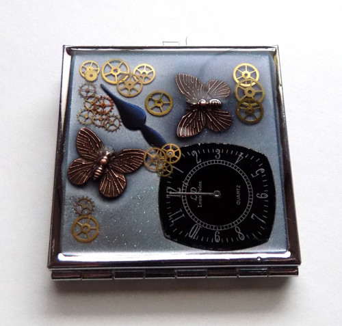 Abstraktní steampunk zrcátko — foto 4