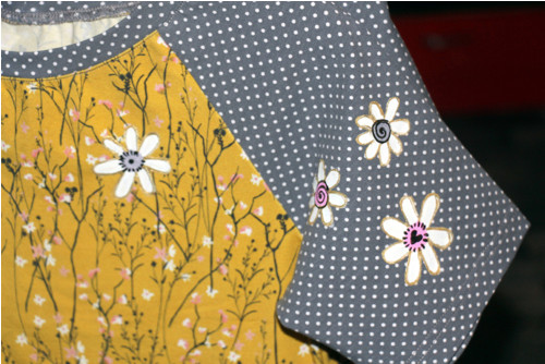 Malované handmade triko vel. M/L — foto 2