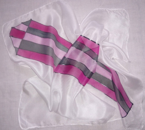 Pruhy - šátek 55 x 55 — foto 4