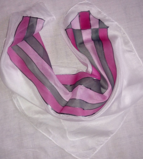 Pruhy - šátek 55 x 55 — foto 3