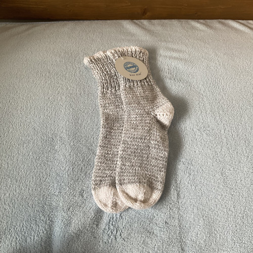 Veselé ponožky bílo -šedé 39 -41 — foto 2