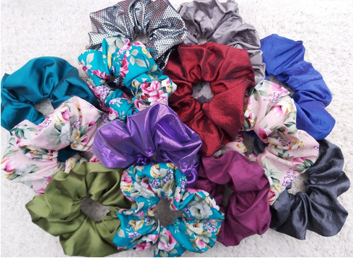 Scrunchie - velká gumička, náramek ... — foto 5