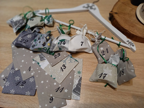ADVENTNÍ vánoční KALENDÁŘ PYTLÍČKOVÝ — foto 2