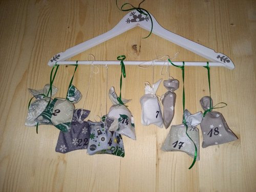 ADVENTNÍ vánoční KALENDÁŘ PYTLÍČKOVÝ — foto 3