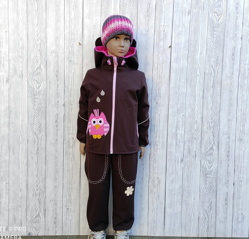 Softshell kalhoty... kytka...vel. 104 ..SLEVA!! — foto 5