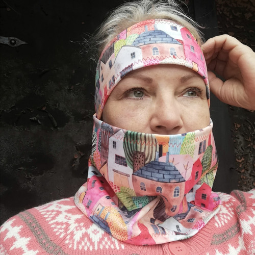 Nákrčník a čelenka- funkční materiál — foto 2
