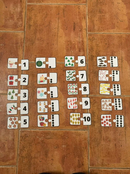 Vánoční puzzle početní — foto 2
