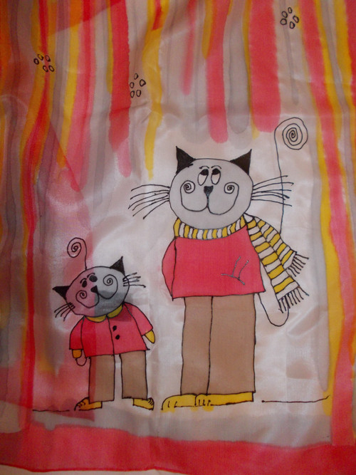 Kočky a kocouři, 140 x 45 cm — foto 3