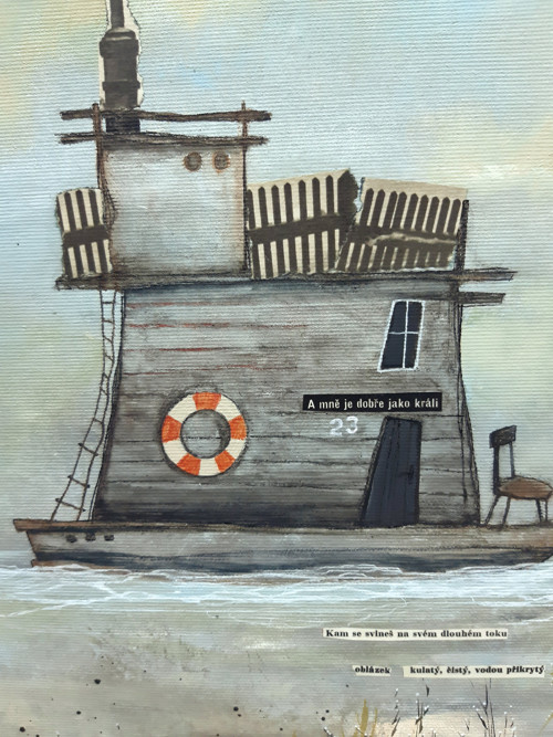 Cesta kolem světa - 50x50cm — foto 2