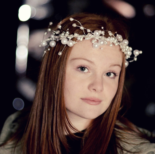 Perličková čelenka věneček — foto 2