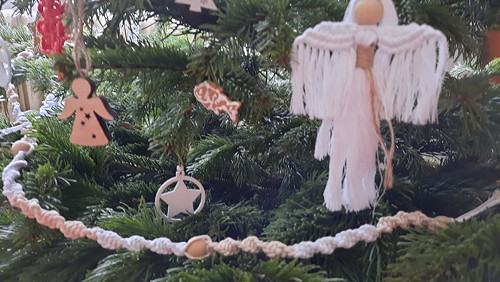 Vánoční macramé řetěz — foto 4