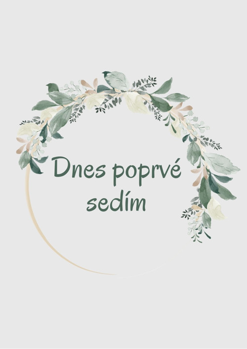 Milníkové kartičky - FLORAL — foto 3