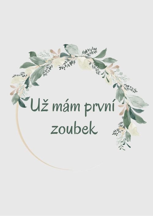 Milníkové kartičky - FLORAL — foto 4
