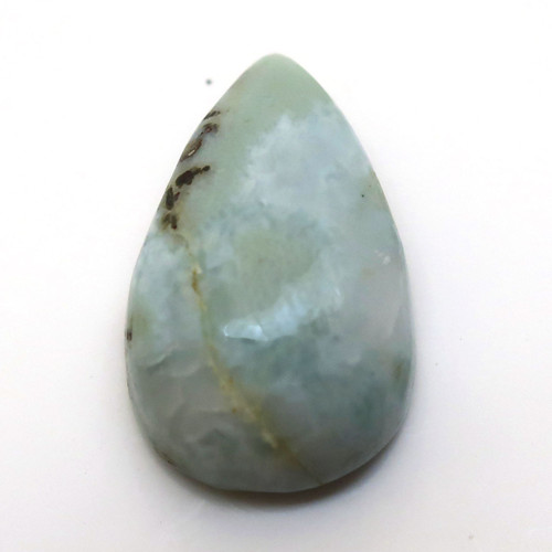 Kabošon larimar kapka 21,3mm — foto 2