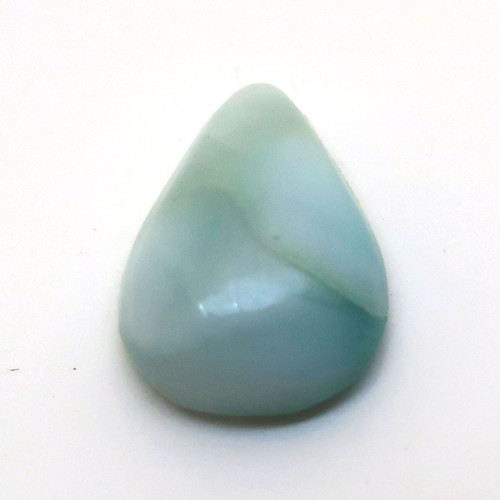 Kabošon larimar kapka 12,6mm — foto 2