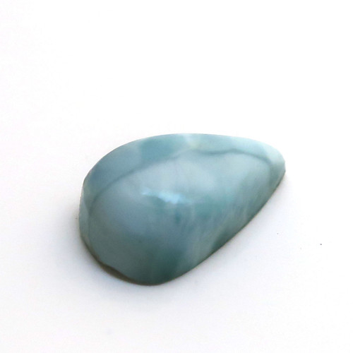 Kabošon larimar kapka 12,8mm — foto 3