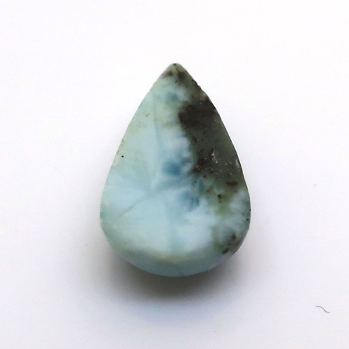 Kabošon larimar kapka 12,8mm — foto 4