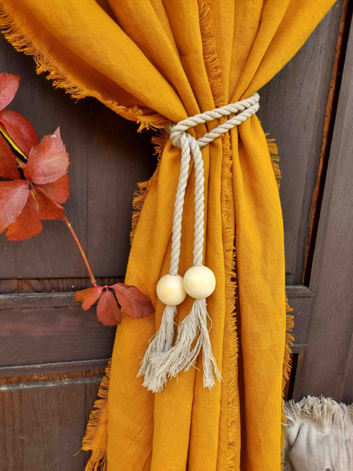 Lněný závěs Autumn Vibes — foto 3