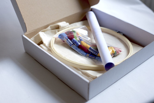 DIY set: vyšívaná plátěnka — foto 3