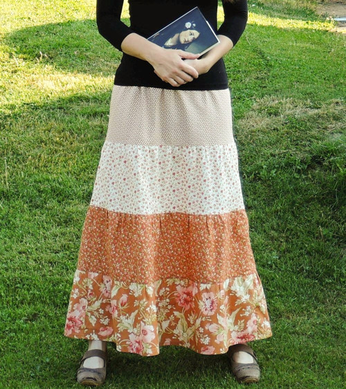 Kanýrová maxi sukně "Anne Elliot" — foto 2
