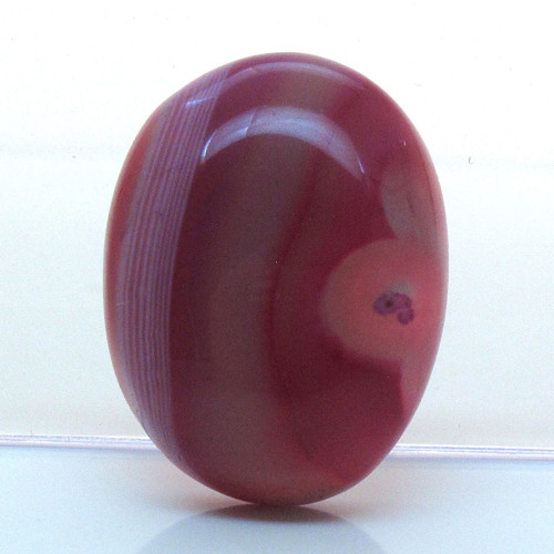 Kabošon růžový onyx ovál 20mm — foto 2