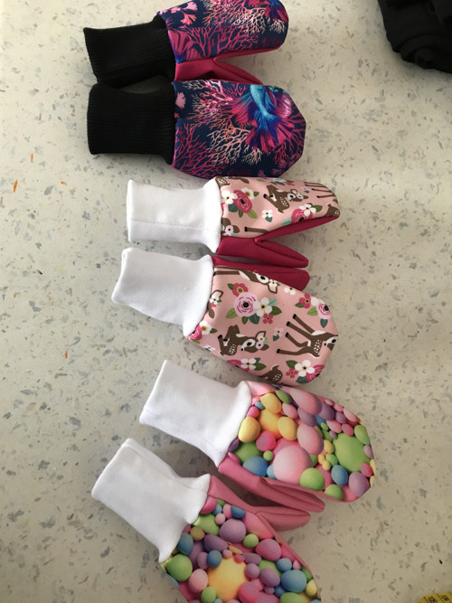 Softshellové rukavice-mořský korál — foto 5