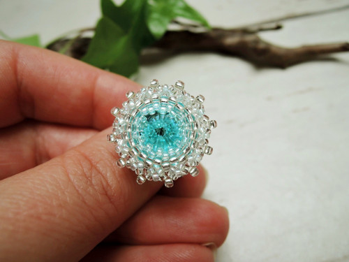 Swarovski prsten "Tyrkysový" - dámský! — foto 4