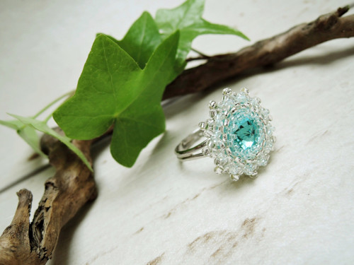 Swarovski prsten "Tyrkysový" - dámský! — foto 2