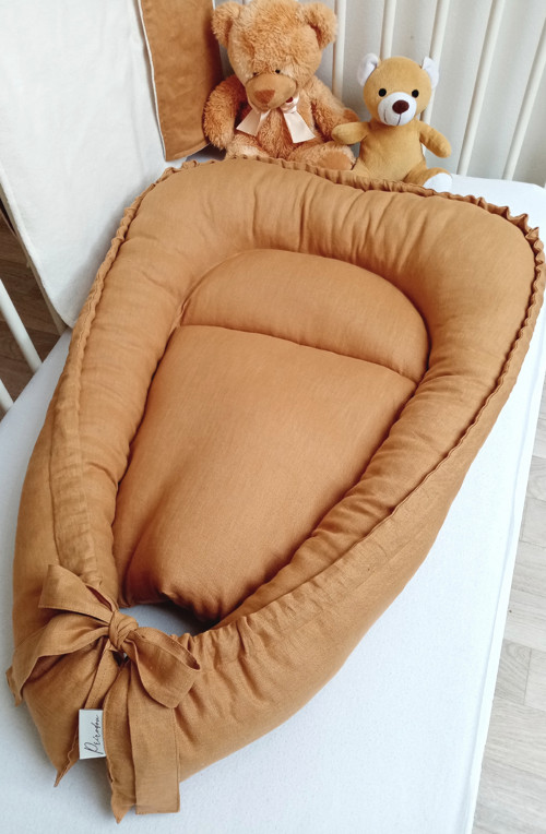 SLEVA 40% Lněný set pro miminko — foto 3