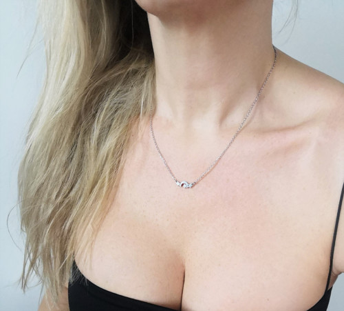 Ocelový náhrdelník*noční obloha — foto 2