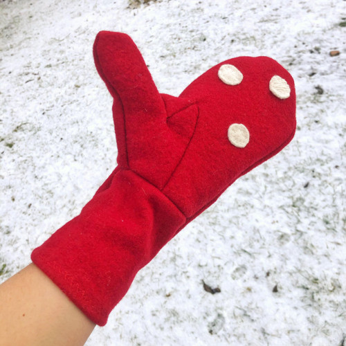 Vlněné palčáky AMANITA — foto 4