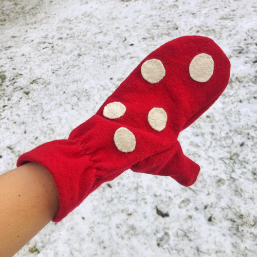 Vlněné palčáky AMANITA — foto 3